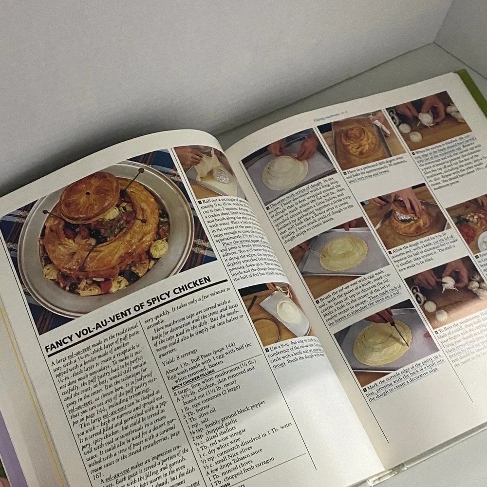Jacques Pepin The Art of Cooking Volume 2 Vintage Hardcover Cookbook 1988